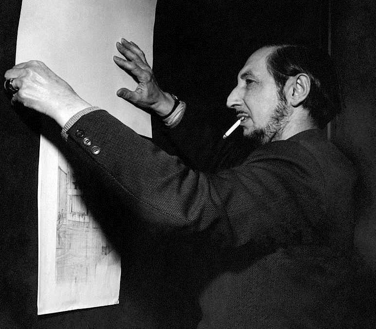 Carlo Scarpa nel 1954